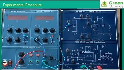 EEE 308| Communication Theory Lab| Exp. 3| Study of Double Sideband Suppressed Carrier  Modulation.