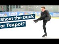 Figure skating tutorial - shoot the duck / teapot!