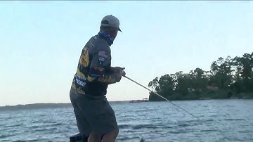 Clark Wendlandt utilizing his electronics for offshore fishing