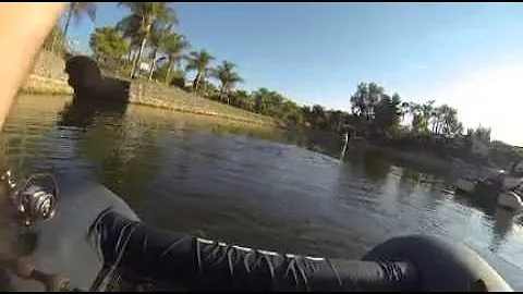 Bass fishing Canyon Lake float tubing