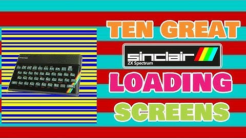 Zx Spectrum loading screens