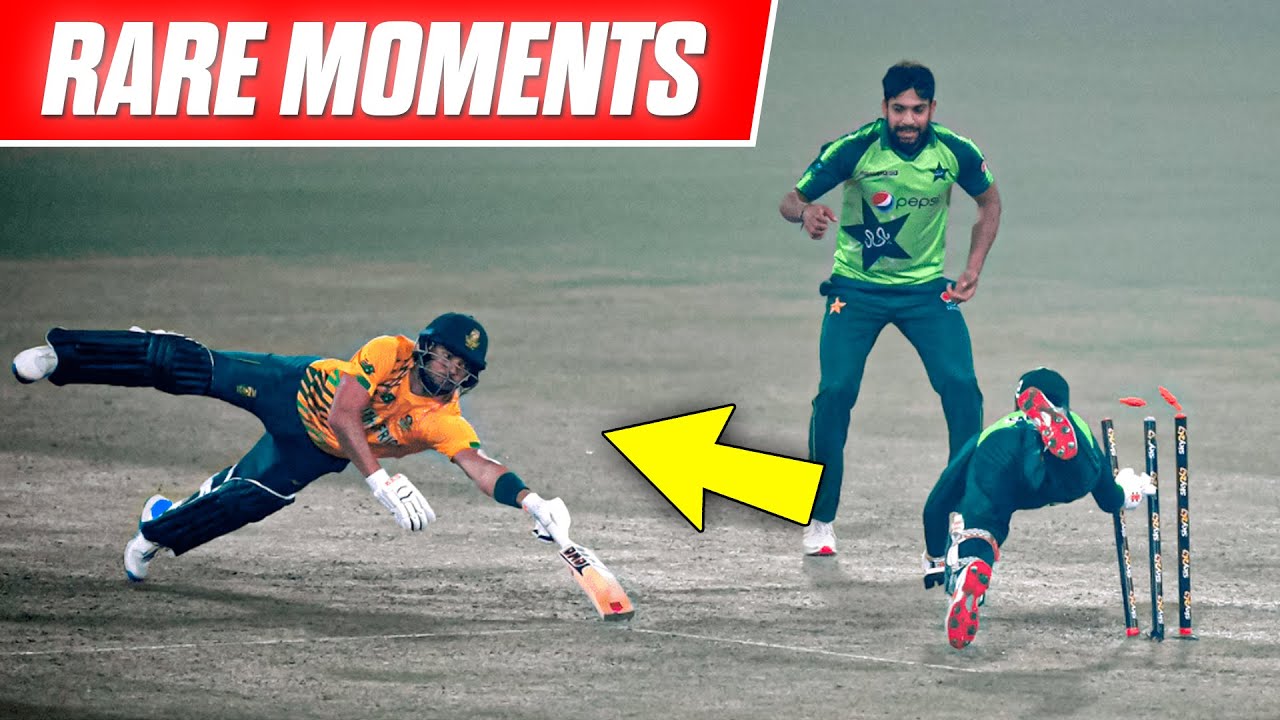 12 Most Rare Moments in Cricket History - YouTube