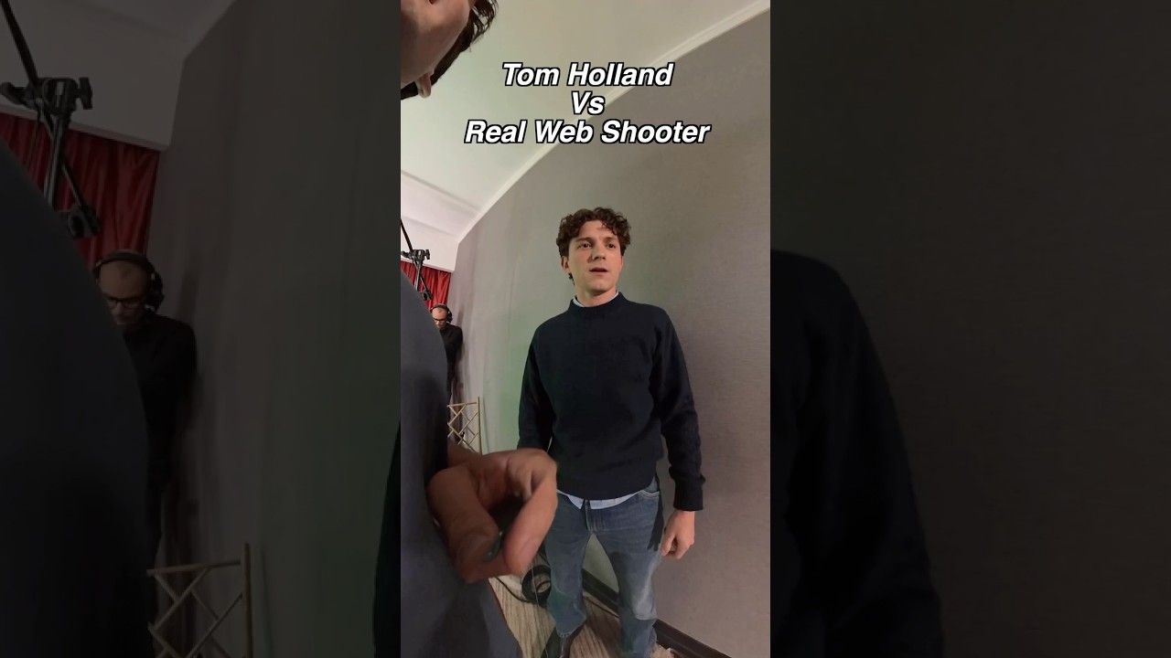 Tom Holland Vs My Web Shooter!