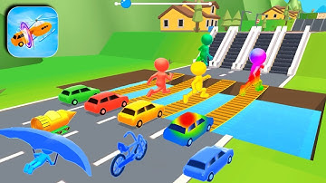 Shape-shifting Gameplay All Levels iOS,Android Walkthrough Mobile Game Stick Race New Level