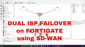 Configuring ISP failover using SD WAN