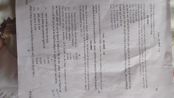 PDUSU M.COM PRE DIRECT TAX