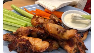 Boneless Chicken Wings, low fat (Molasses and Garlic)