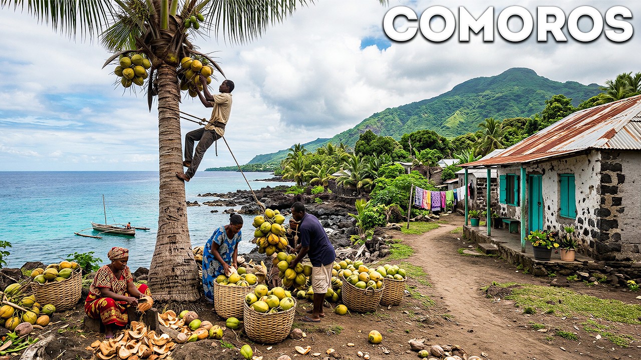 Living in Comoros | How Life Works in Africa’s 100% Muslim Island Nation | 4K