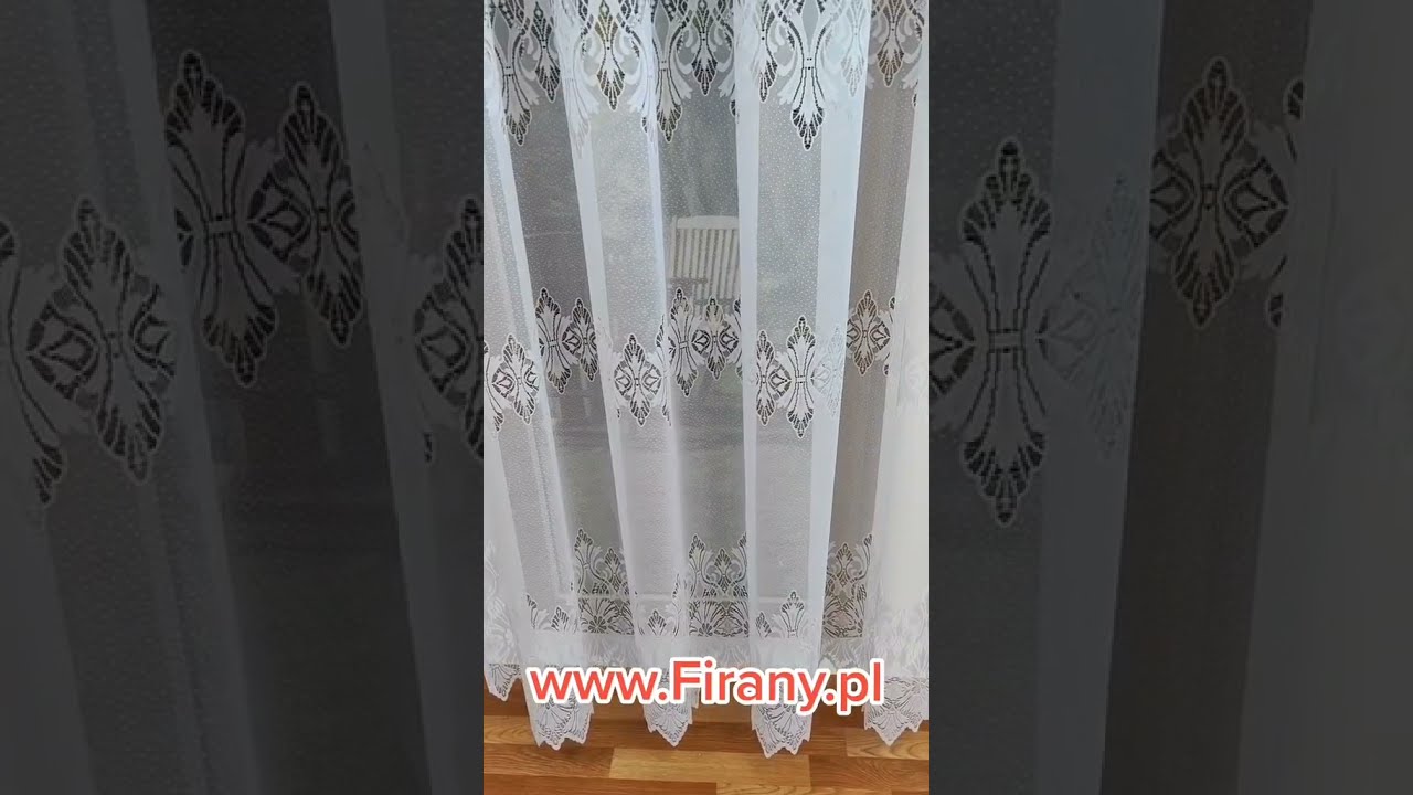 Faustyna Komplet firanka na okno i drzwi balkonowe 340x180 cm, 200x250 cm  