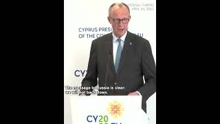 Germany's Merz says no 'immediate' Ukraine EU membership