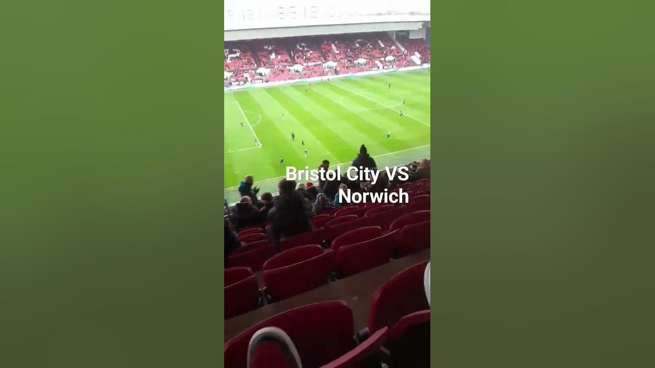 Bristol city vs Norwich city football YouTube