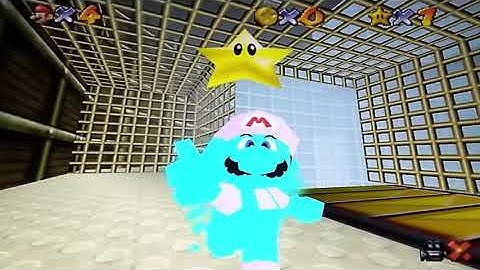 SM64 Cheat Code - full sparkling cyan mario (April)