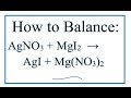 Balancing Chemical Equations Concepts