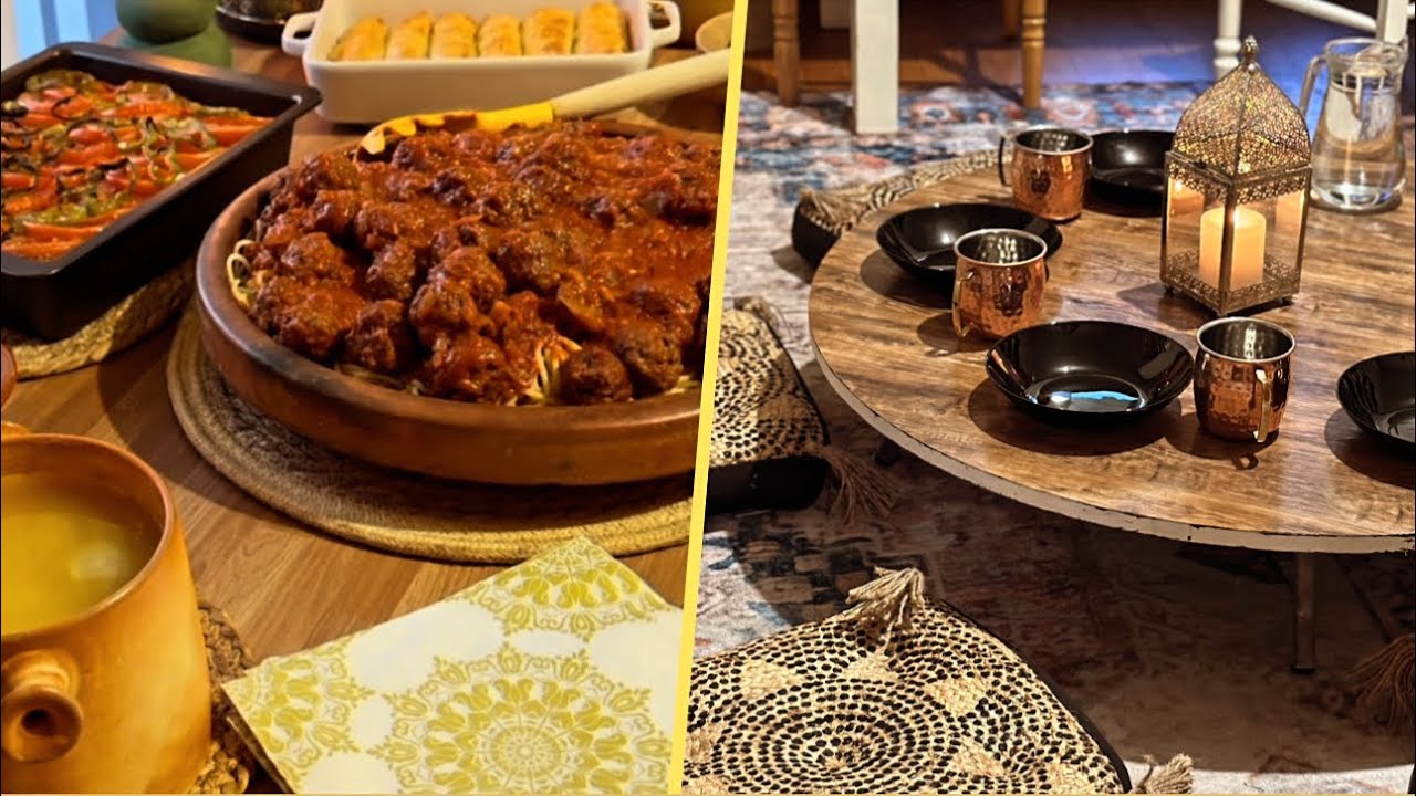 روتين يوم رمضاني🌙لقمة طيبة وتنظيف المطبخ بعد الإفطار💚