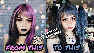 From Pink to Denim Blue without Removers! Using Color Theory
