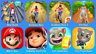 Bus Rush,Endless Run,Endless Run 2,Pet Run,Mario Run,Subway Surf City,Tom Gold Run,Tom Time Rush screenshot 2