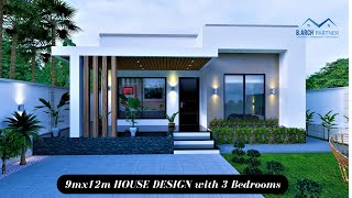Modern House Design | 3 Bedrooms |  Luxury Small Homes  | Mini House Ideas | Casa Hermosa