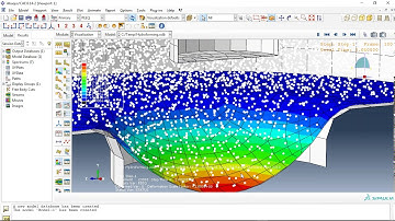Simulation hydroforming process in Abaqus by using SPH method to define fluid