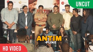 Salman Khan, Aayush Sharma in PUNE | Antim Event at Inox Elpro City | FULL VIDEO