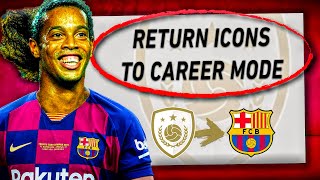 Returning All ICONS To Their Most ICONIC Clubs In FIFA 20 Career Mode...