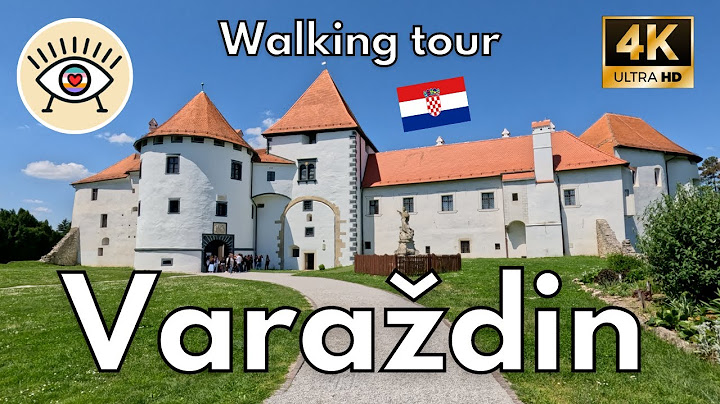 Varazdin 🏰 [4K] HDR | Procházka po barokním klenotu Chorvatska