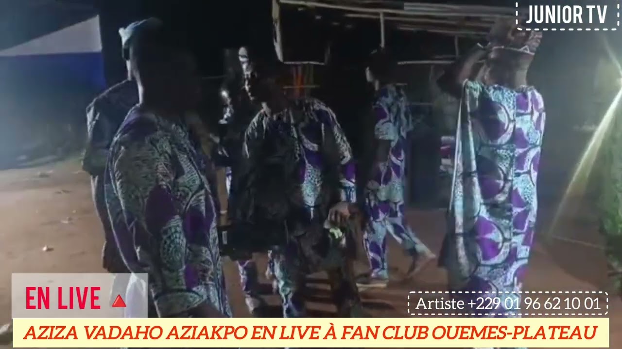 VIDAHÔ EN LIVE 🔺 À FAN CLUB OUÉME PLATEAU À ADJATTI 