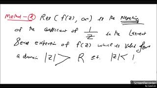 Complex analysis Lecture-31