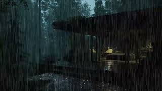 Calming Rainfall in the Peaceful Woods 🌲 | Nature Sounds for Sleep, Focus, and Relaxation