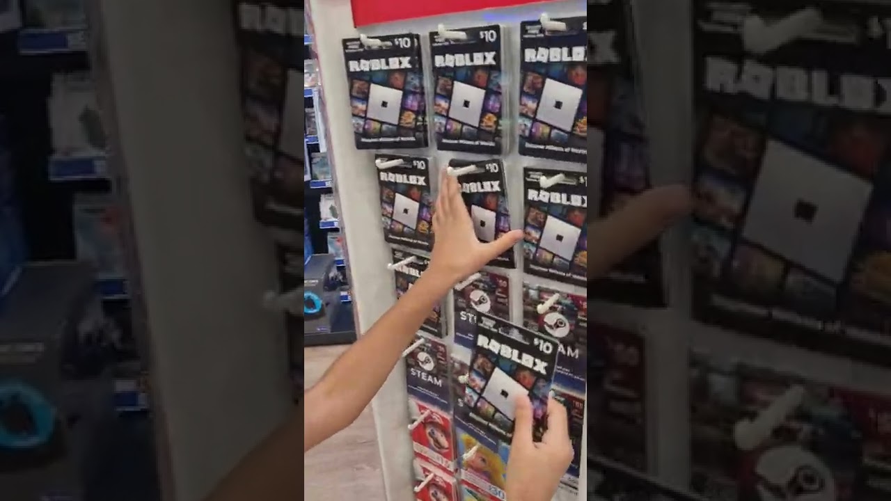 Roblox - I got 2 Roblox cards from EB GAMES