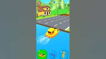 Shape shifting 🚴🚦🏃🚕All levels Gameplay walkthrough Android, iOS Max CL5VU #games #shape #Funny