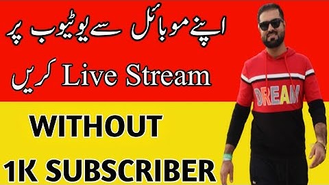 How to YouTube Live Stream on Mobile Phone WithOut 1000 Subscribers / How to use Streamlabs on Phone