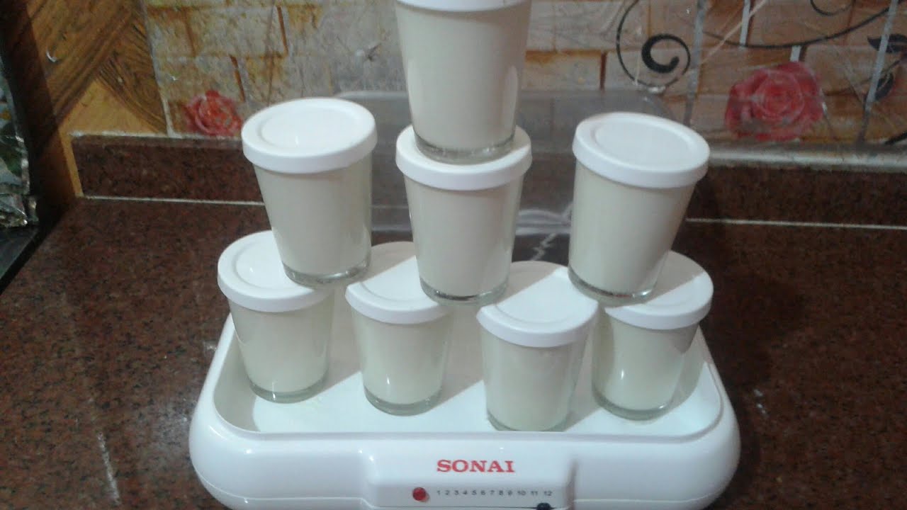 ريفيوعن جهاز الزبادي/طريقه الاستخدام /طريقه عمل الزبادي❤❤❤