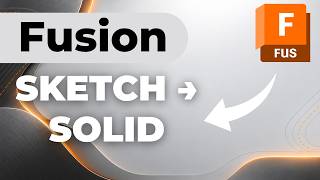 Autodesk Fusion Extrude Tutorial - Create 3D Models from Sketches
