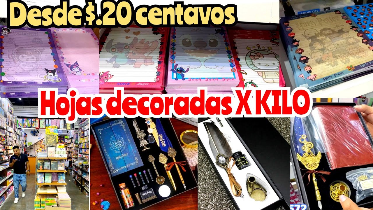 HOJAS DECORADAS X KILO 😱 Papeleria BONITA Y ECONÓMICA 🥰 Productos de Harry Potter | Stickers, Agenda