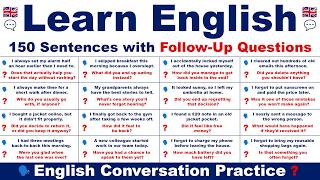 Learn English: 150 Sentences with Follow-Up Questions | Adult Learners screenshot 2