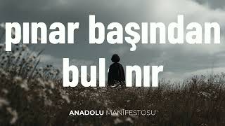 Pınar Başından Bulanıranadolu Manifestosu