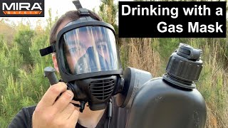 How to Drink with a Gas Mask On | MIRA Safety Resimi