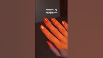 #nails #idomyownnails #taylorswift #swiftie #swifties #thelifeofashowgirl #nailgirl #nailinspo