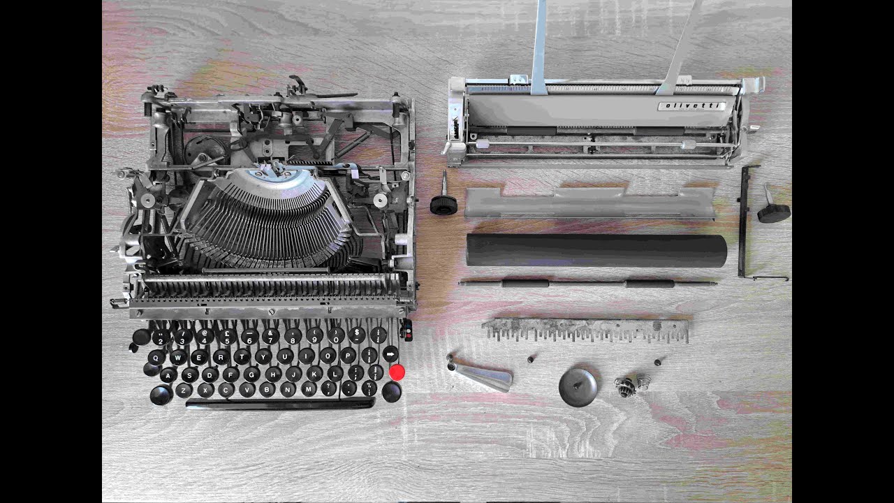 Olivetti Lettera 22 Typewriter Assembly & Carriage Installation