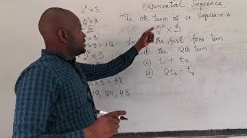 IGCSE 17.4  Exponential sequence.