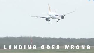 Crosswind Pushes Plane Into a Dangerous Nose Dive