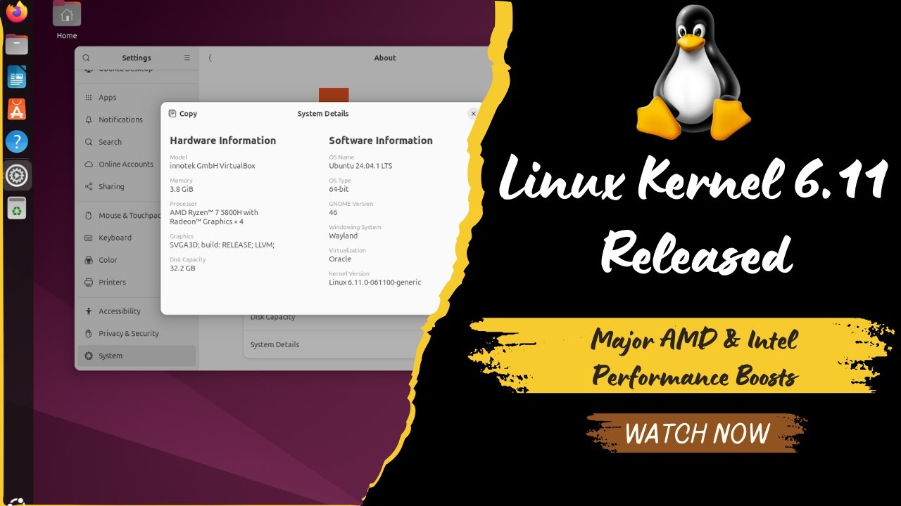 Linux Kernel 6.11 Released: Major AMD & Intel Performance Boosts! - YouTube