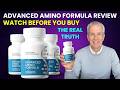 Advanced Amino Formula Review: Do Not Buy Until You See This! 🛑