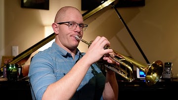 Arban pg17, #29, h=92bpm, 1 bar trades - Trumpet Exercises - Play Along!