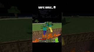 Minecraft safe base moment
