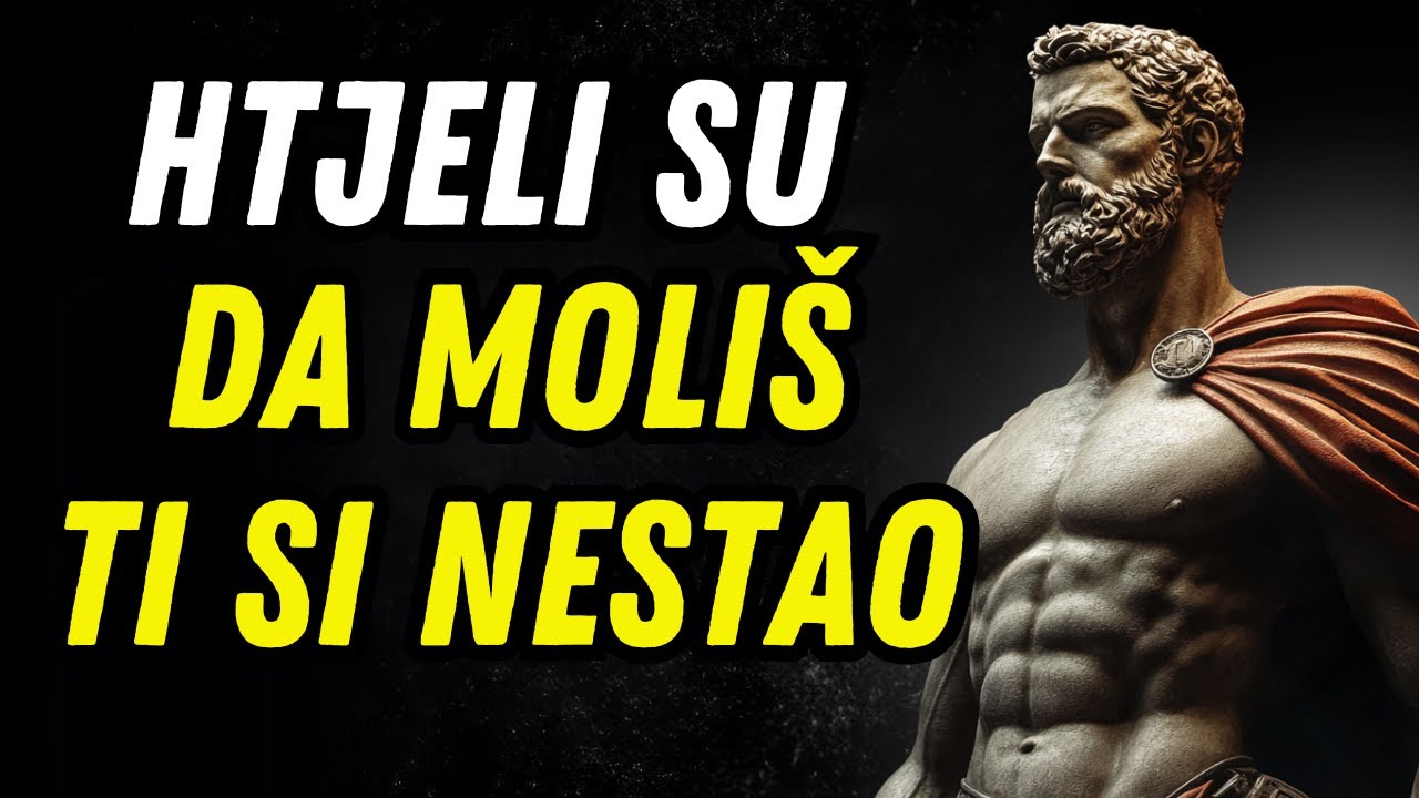 NESTATI BEZ OBJAŠNJENJA UNIŠTAVA ONE KOJI SU POKUŠALI DA TE KONTROLIŠU / STOIČKA FILOZOFIJA