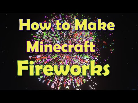 Minecraft - The Secret to making STUNNING FIREWORKS - Re-Listed