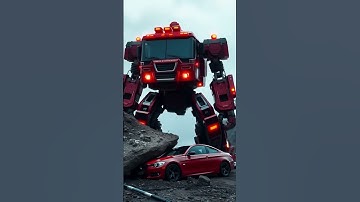 Fire Truck Transforms into a Robot! EP.3!🚒🤖#transformers #firetruck #ai #aivideo #robot