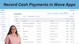 Recording Cash Payments in Wave Apps