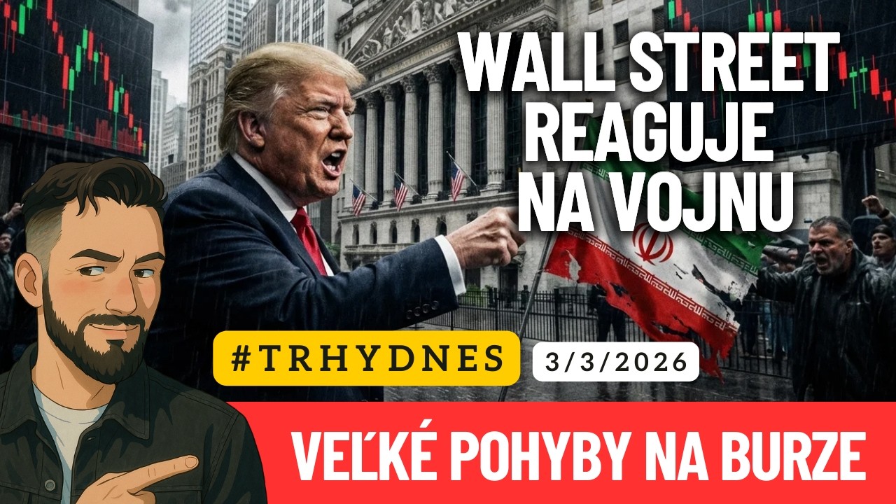 AKo reagujú AKCIE na Vojnu v Iráne? 🔴 Sledujeme VEĽKÉ pohyby! 📉 #TRHYDNES